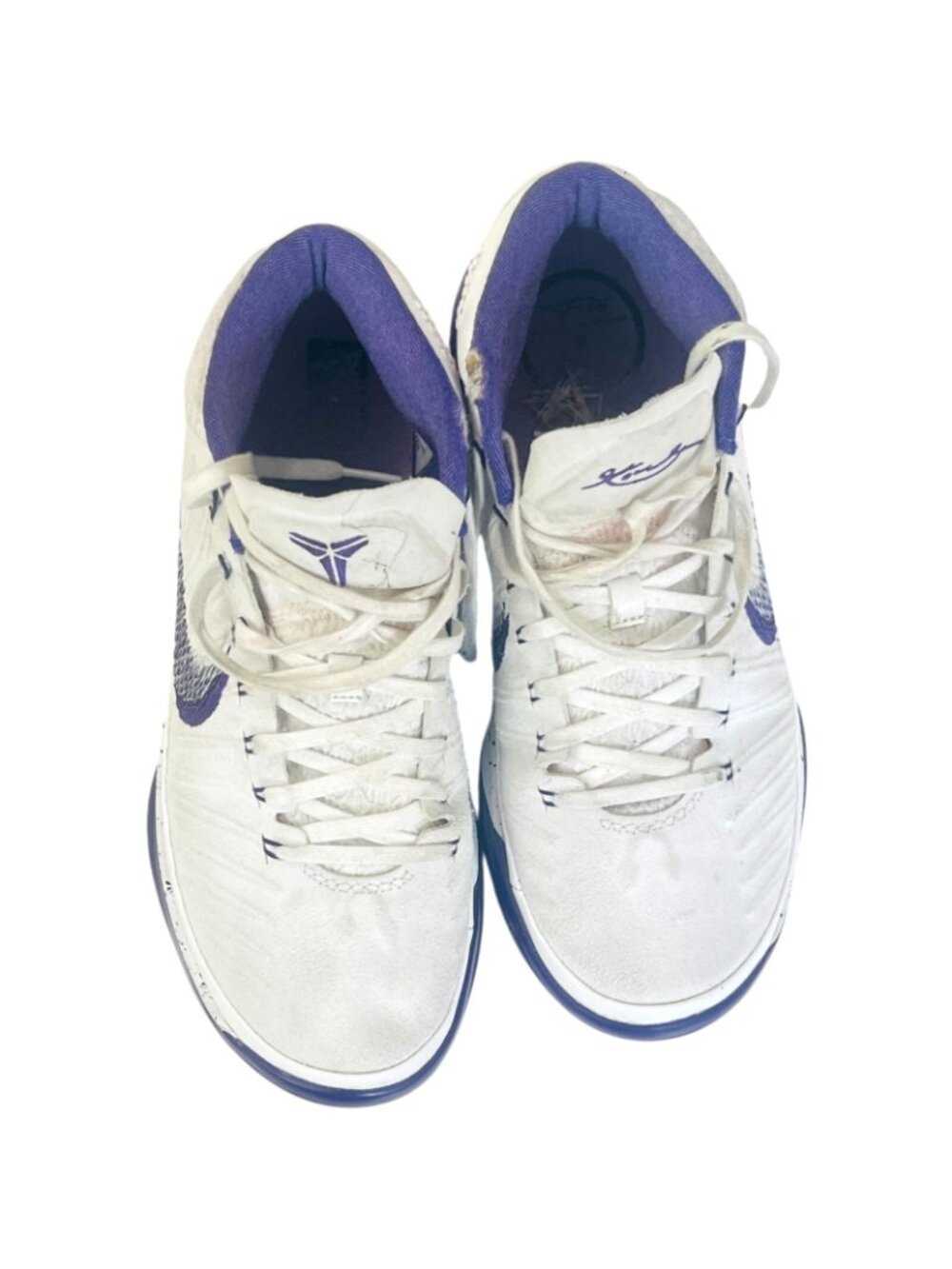 KOBE Basketball Shoes - White & Purple - US Size 8 - Picture 6 of 8